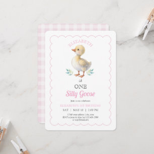 Invitation Un anniversaire de première année pour une fille c