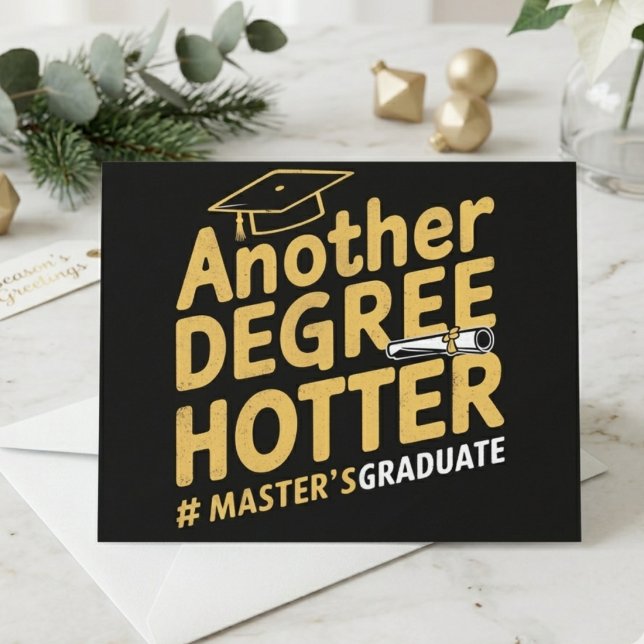 Invitation Un autre diplôme Hotter Master's Graduation (Créateur téléchargé)