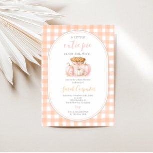 Invitation Un Baby shower À Tarte Un Peu Cutie