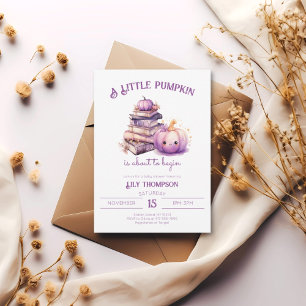 Invitation Un Baby shower Automne Un Peu Citrouille