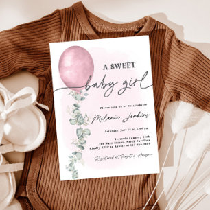 Invitation Un Baby shower bébé doux