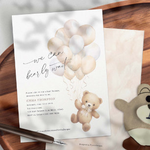 Invitation Un Baby shower d'attente neutre pour les femmes
