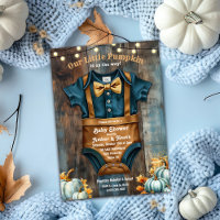 Un Baby shower Rustique Un Peu Citrouille Invitati