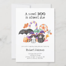 Un Baby shower sucré à thème Halloween Boo