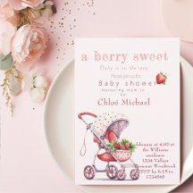 un baby shower sucré aux baies