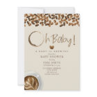 Un bébé brasse Oh Baby Baby shower de fèves de caf