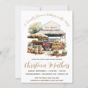 Invitation Un bébé local est en route ! Baby shower