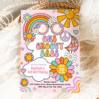 Un bébé Super les années 70 Fleur Power Rainbow An
