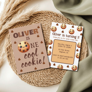 Invitation Un biscuit Cool 1er anniversaire