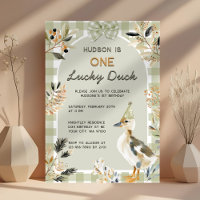 Un canard chanceux mignon canard En vichy 1er anni