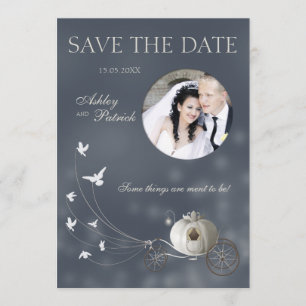 Invitation Un Conte de Fées Réel Ajoutez Votre Photo Mariage