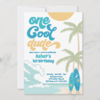 Un Cool Dude Retro Surf 1er anniversaire