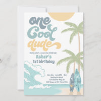 Un Cool Dude Retro Surf 1er anniversaire