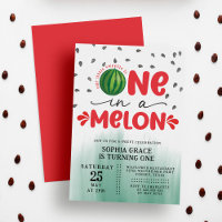 Un dans un Melon Cute Watermelon 1er anniversaire