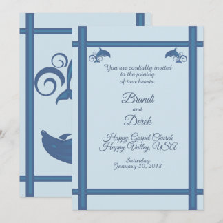 Invitation Un dauphin