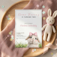 Un deuxième anniversaire de lapin