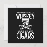 Un Homme Qui Aime Le Whiskey Et Le Cigar