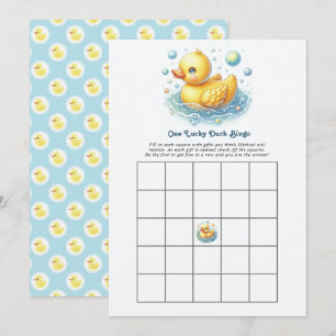 Invitation Un jeu de bingo pour la fête du premier anniversai