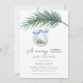 Invitation Un joli petit Baby shower | Baby shower garçon