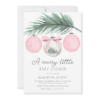 Un joli petit Baby shower | Douche de Noël