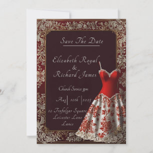 Invitation Un jour pour se souvenir de la robe Mariage