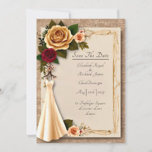 Invitation Un jour pour se souvenir de la robe Mariage