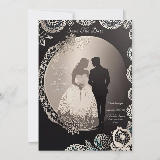 Invitation Un jour pour se souvenir de la robe Mariage (Devant)