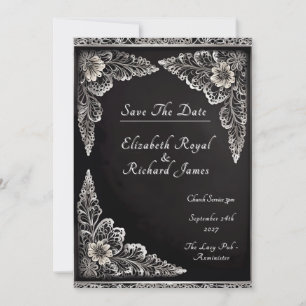Invitation Un jour pour se souvenir du Mariage de dentelle
