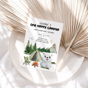 Invitation 🎉 Un Joyeux Camper Anniversaire - Aventure Attend