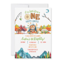 Un joyeux Camper Automne Aventure Anniversaire