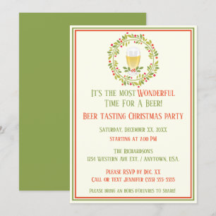 Invitation Un Moment Merveilleux Pour Une Soirée De Noël À La