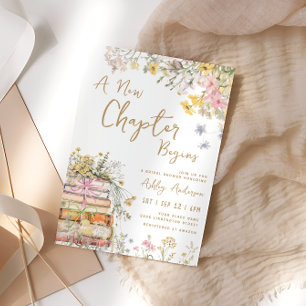 Invitation Un nouveau chapitre commence la Fête des mariées F