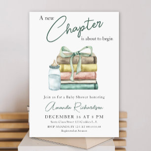 Invitation Un nouveau chapitre est sur le point de commencer 