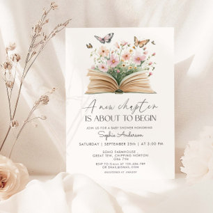Invitation Un nouveau chapitre est sur le point de commencer 