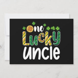 Invitation Un oncle chanceux jumelant la famille St Patrick's