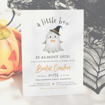 Un Petit Baby shower Boo Cute Halloween Boy