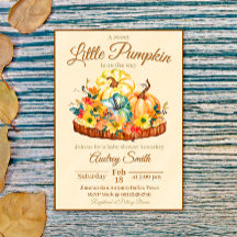 Un Petit Baby shower Citrouille Sucré