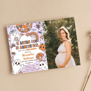 Invitation Un petit Baby shower de Boo fête d'Halloween