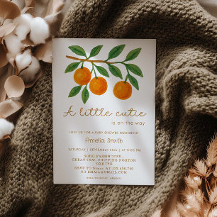 Invitation Un petit Baby shower de Clementine Cutie
