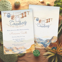 Un petit Baby shower de cowboy Western Canyon