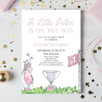 Un Petit Baby shower De Golf Rose Putter