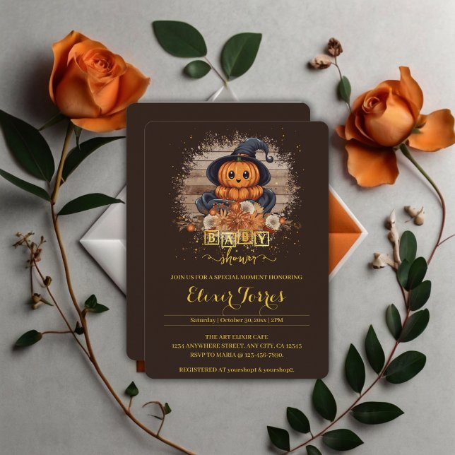 Invitation Un Petit Baby shower De Parties scintillant Kawaii (Créateur téléchargé)