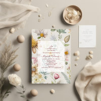 Un petit Baby shower Fleur sauvage