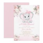Un Petit Baby shower Floral Eléphant Fille Arachid