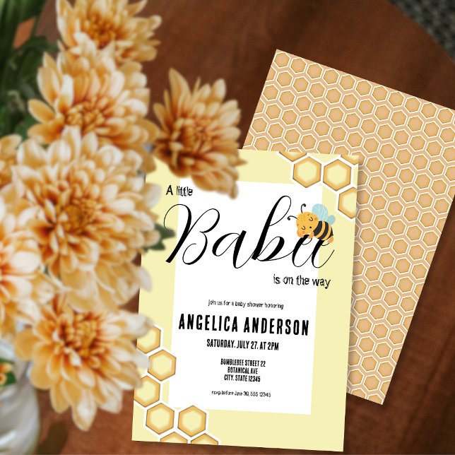 Invitation Un petit bébé est sur le chemin du Baby shower Bum (Créateur téléchargé)
