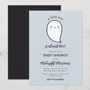 Invitation Un Petit Boite Est Presque Dû Halloween Baby showe