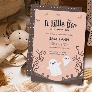 Invitation Un Petit Boom Est Presque Un Fantôme De Baby showe