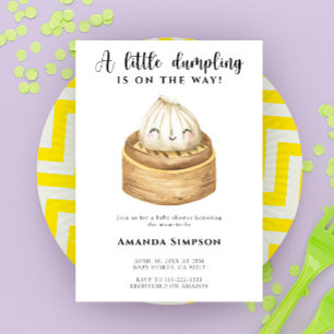 Invitation Un petit boulet est en route baby shower