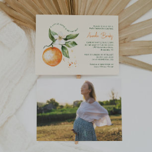 Invitation Un Petit Cutie Est En Route Baby shower photo