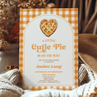 Un petit gâteau à tarte rétro Baby shower à tarte